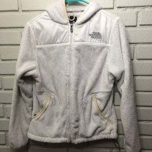 The North Face fuzzy fleece jacket